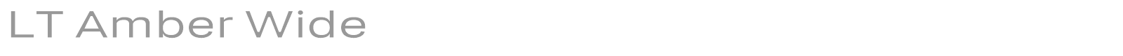 LT Amber font preview